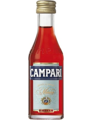 Mini Campari Paquet de 4cl X 25 Bouteilles 25% Alcool